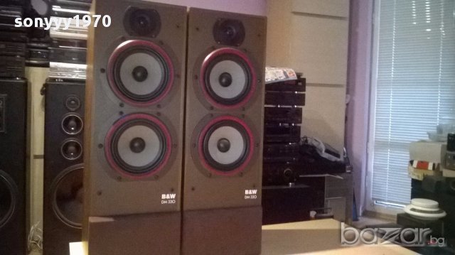 B&w dm-330-2бр тонколони 86/32/29см-внос швеицария, снимка 6 - Тонколони - 15266308