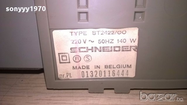 &Schneider st2422 amplifier-made in belgium-внос швеицария, снимка 6 - Ресийвъри, усилватели, смесителни пултове - 14523510