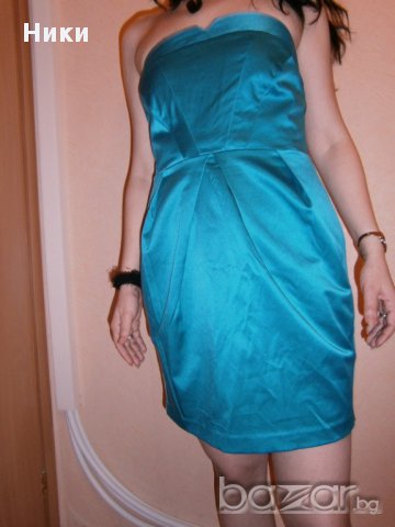 Нова елегантна тюркоазена рокля "Atmosphere" - размер 40,UK 12, снимка 4 - Рокли - 11185738