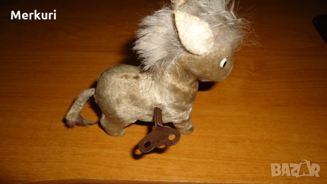 Стара механична играчка магаренце, снимка 8 - Колекции - 24387462