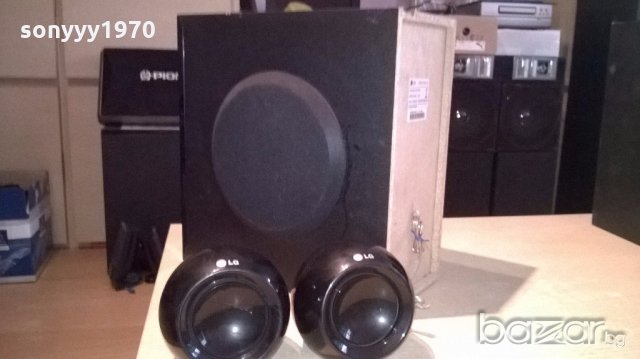 lg subwoofer 150w+lg speakers 2x90w/program-внос франция, снимка 3 - Тонколони - 19780466