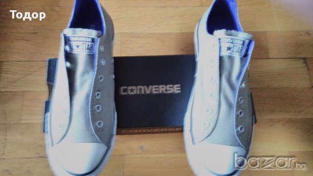 converse chuck taylor all star slip shoes - old silver, снимка 2 - Дамски ежедневни обувки - 16189920