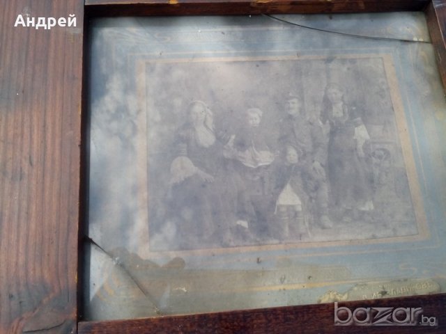Старинна снимка,рамка Александър Владиков, снимка 6 - Антикварни и старинни предмети - 18693711