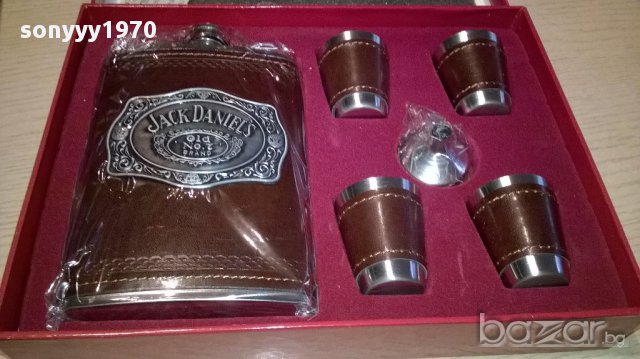 Jack daniels нов подаръчен комплект-24/18/4см-внос швеицария