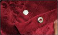PHILIPP PLEIN RED STUDDED MOUSE SKULL Мъжка Плюшена / Ватирана Риза size S / M, снимка 12