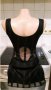 Черна секси рокля S/M р-р., снимка 1 - Рокли - 14071279
