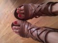 Melia оригинални сандали естествена кожа, снимка 1 - Сандали - 25607431