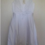 Рокля - официална от копринен плат, снимка 2 - Детски рокли и поли - 15893376
