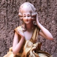 Порцеланова кукла-3, снимка 2 - Антикварни и старинни предмети - 24222476