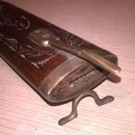 India-ретро колекция-нож и вилица в кания 45см-внос швеицария, снимка 15 - Антикварни и старинни предмети - 17725185