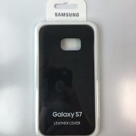 КОЖЕН КЕЙС LEATHER COVER ЗА SAMSUNG GALAXY S7, снимка 1 - Калъфи, кейсове - 15565010