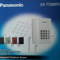 Стационарен телефон Panasonic KX-TS500 - бял, снимка 2 - Стационарни телефони и факсове - 24933894