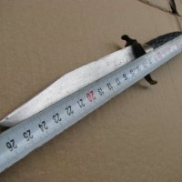 Български ловен нож с кания, снимка 5 - Антикварни и старинни предмети - 25286570