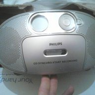 Радио Филипс с касети и компактдискове записващ, снимка 2 - Радиокасетофони, транзистори - 14104201