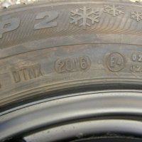 4 бр. железни джанти със зимни гуми SEMPERIT за SUZUKI и TOYOTA, снимка 5 - Гуми и джанти - 19975110