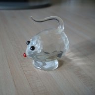 статуетка на мишка от кристал, снимка 2 - Подаръци за рожден ден - 17540943