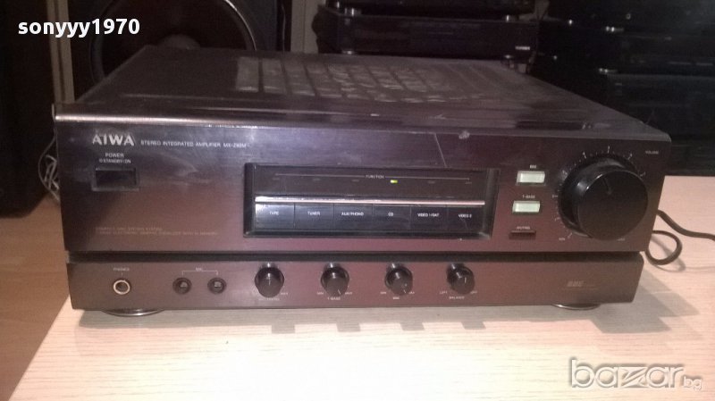 Aiwa-stereo amplifier-280w made in uk-внос швеицария, снимка 1