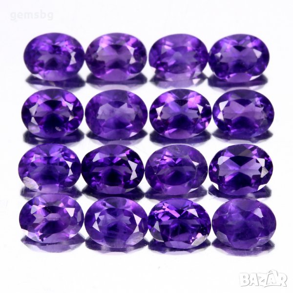 Естествени скъпоценни камъни - Аметист 5х4х3мм, снимка 1