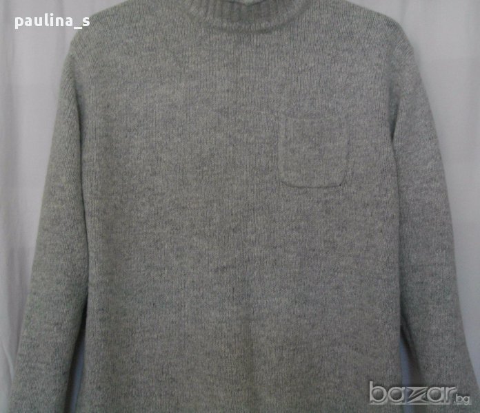 Ангорско пухено пуловерче с джобче , снимка 1