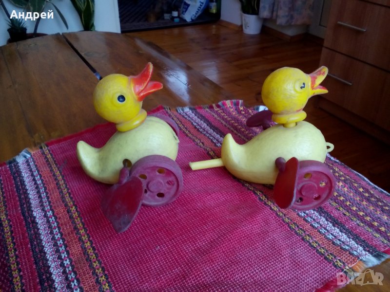 Стара детска играчка патета, снимка 1