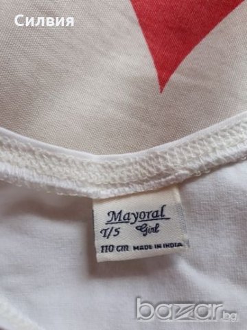 Сет от поличка и блузка на Майорал,размер 4-5 години, снимка 2 - Детски комплекти - 21058673