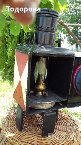 Стар немски жепейски газов фенер, снимка 2 - Антикварни и старинни предмети - 22122865