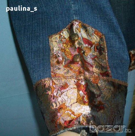 Дизайнерски дънкови бермуди ”DNA” jeans originals” Dona Caran New York! 4-5XL, снимка 11 - Дънки - 14498792
