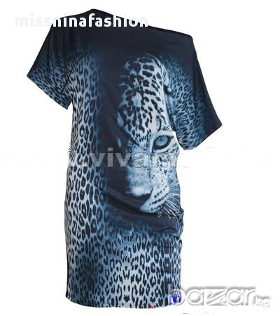 Рокля- туника с леопард