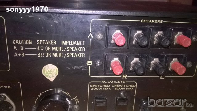 ПОРЪЧАН-pioneer sa-6300 amplifier-made in japan-внос швеицария, снимка 9 - Ресийвъри, усилватели, смесителни пултове - 16484104