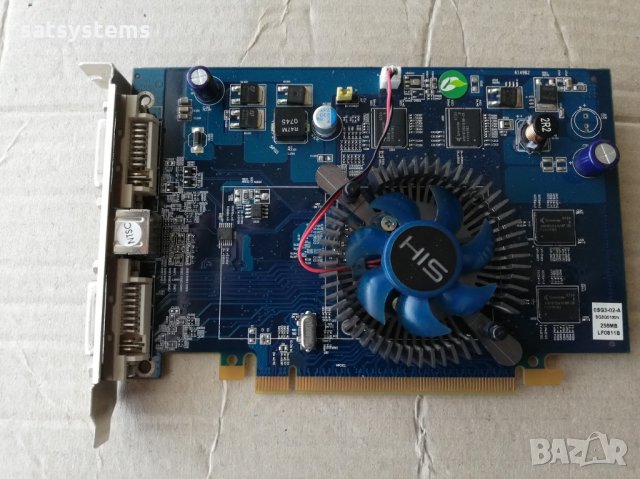 Видео карта ATi Radeon HIS HD 3650 PCI-E, снимка 1
