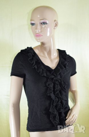 RALPH LAUREN Petite дамска блуза черна, снимка 3 - Корсети, бюстиета, топове - 23662157