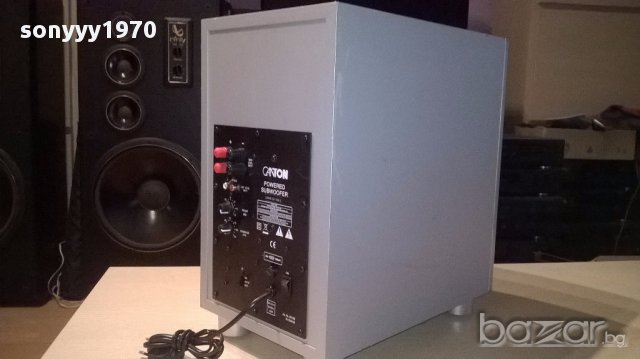 поръчан-canton powered subwoofer-43/32/23см-внос швеицария, снимка 10 - Ресийвъри, усилватели, смесителни пултове - 15997346