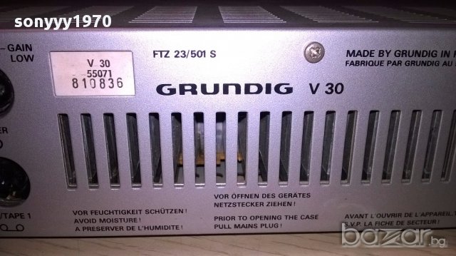 grundig v-30-amplifier-внос швеицария, снимка 9 - Ресийвъри, усилватели, смесителни пултове - 12724579