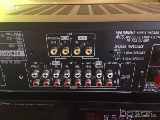 Ресивър Denon DRA-435R., снимка 13 - Ресийвъри, усилватели, смесителни пултове - 16858415