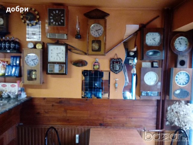 Лот стени часовници работещи  БАРТЕР, снимка 2 - Антикварни и старинни предмети - 19676483