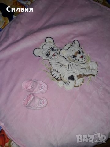 Бебешко одеяло и търлъчки, снимка 1 - Спално бельо и завивки - 23433628