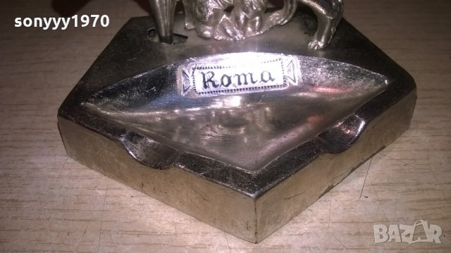 roma-ретро колекция-метален пепелник-внос швеицария, снимка 8 - Колекции - 22010948
