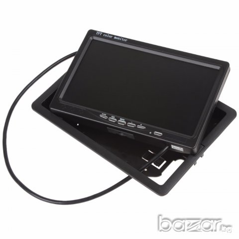 TFT LCD 7 инчов монитор за връзка с камера за паркиране, DVD, VCR, CCT, снимка 3 - Аксесоари и консумативи - 13349619