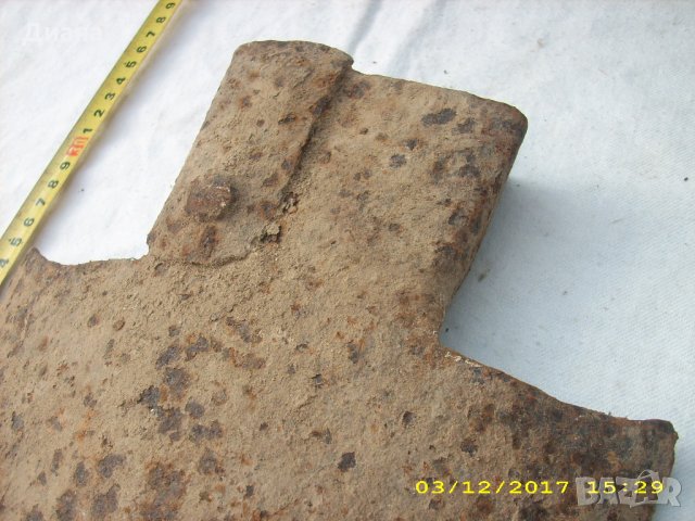 стар масивен кован лемиш , рало плуг , снимка 4 - Антикварни и старинни предмети - 22410143