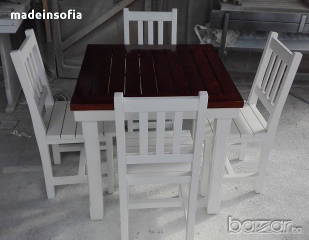 Дървени маси и столове, снимка 5 - Маси - 16659210