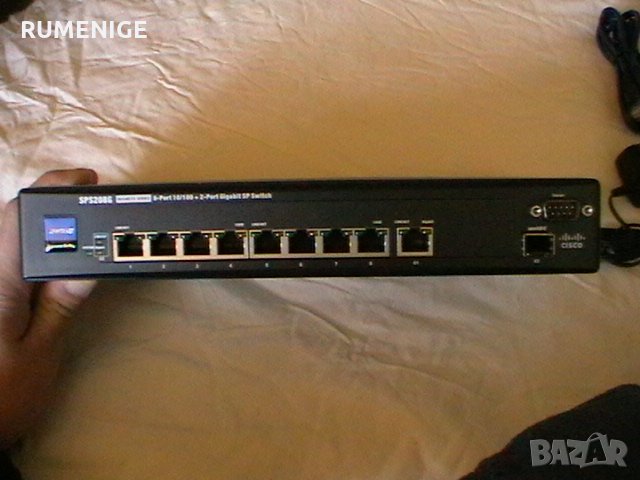 Суич, Switch CISCO SPS208G, снимка 5 - Суичове - 24836752