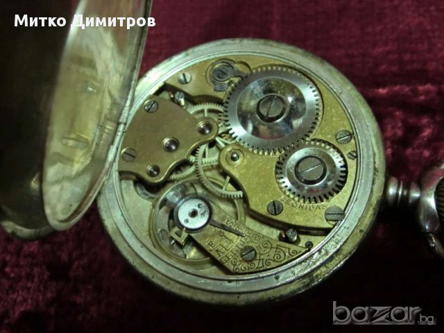 Джобен часовник LEONIDAS 1899г./Сребърен, снимка 6 - Други - 13459676