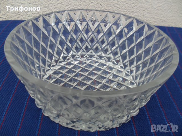 КРИСТАЛ НОВ руски СЕРВИЗ БОНБОНИЕРА ФРУКТИЕРА ТАБЛА за хранене оригинал лукс, снимка 5 - Сервизи - 25498358