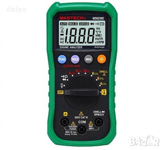 Мултицет за обороти на цилиндър MS8239D VAC/VDC | AAC/ADC | OHM | RPM