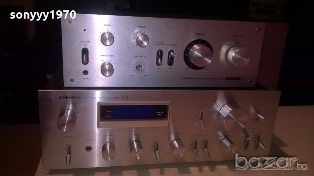pioneer sa-708 & pioneer sa-6300-made in japan, снимка 8 - Ресийвъри, усилватели, смесителни пултове - 19206345
