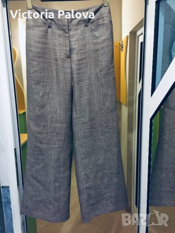 Trendy панталон палаццо,хубав лен,HENNES, снимка 1