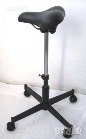 Работен офис стол табуретка с велосипедна седалка , снимка 4 - Столове - 23638434