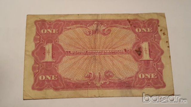 MILITARY PAYMENT USA $ 1 DOLLAR CERTIFICATE SER.641, снимка 4 - Нумизматика и бонистика - 20226984