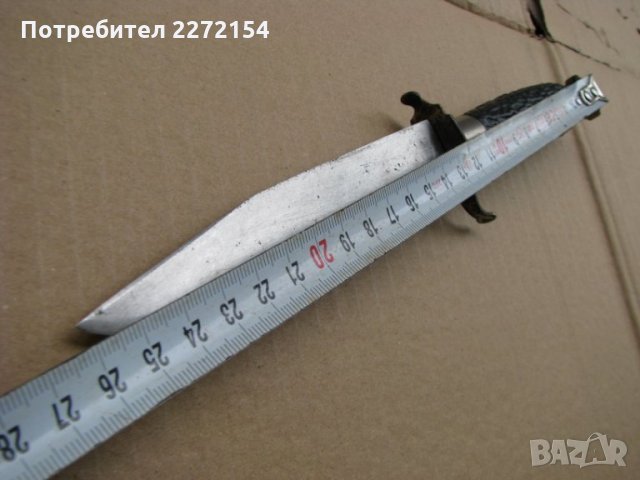 Български ловен нож с кания, снимка 5 - Антикварни и старинни предмети - 25286570