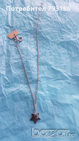 Нова сребърна гривна, снимка 2 - Гривни - 20066587